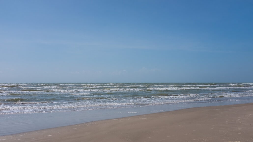 Having a Nature Bath, The Sky Never Ends #0135. The Texas sky is endless on the coast of Gulf of Mexico. Photograph by Jeff Kauffman