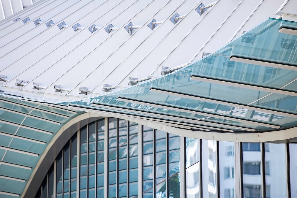 Photo of the Miami Beach Convention Center, the site of Art Basel Miami, by Hector Falcon