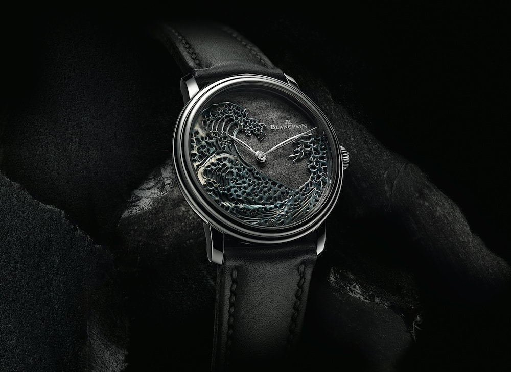 Image of Blancpain Great Wave luxury watch. Photo: Blancpain
