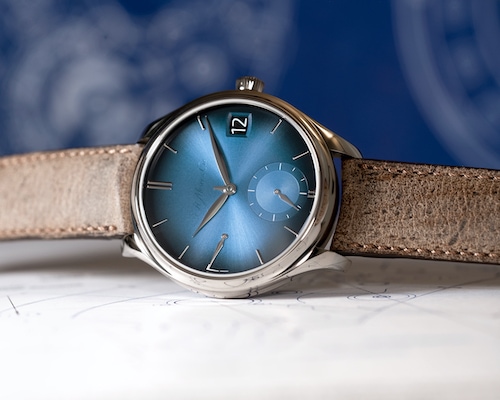 H. Moser & Cie. Endeavour Perpetual Calendar Funky Blue ultra luxury watch